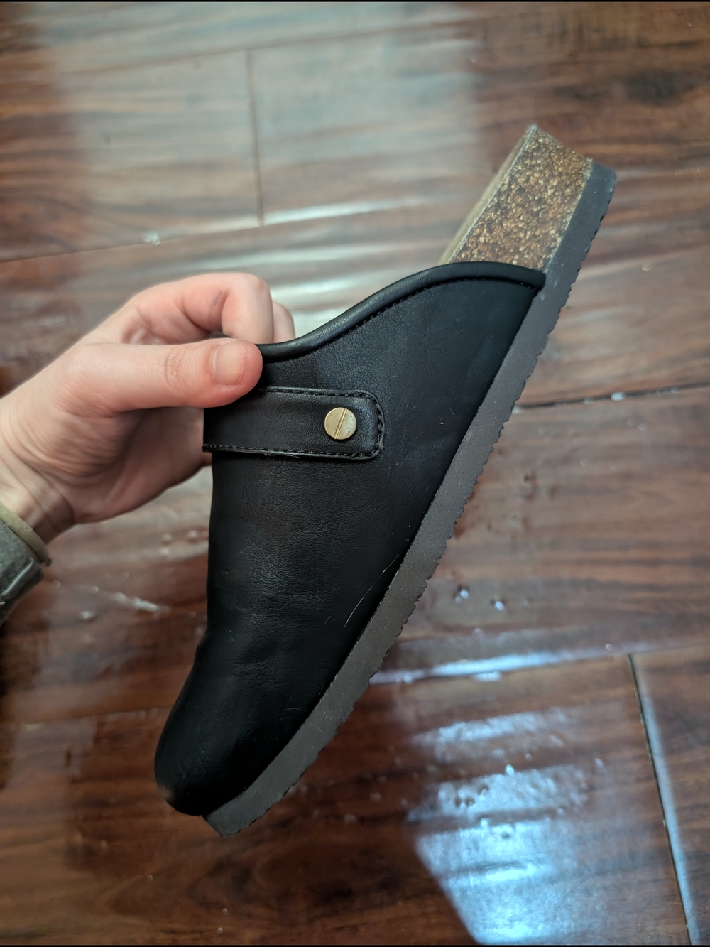 Dr. Scholl's Black Louis Iconic Clogs/Slides - Picture 15 of 16